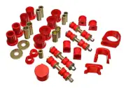Energy Suspension Fits 97-01 Ford Escort/ZX2 Red Hyper-flex Master Bushing Set