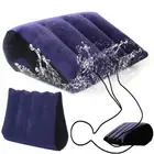 Inflatable Pillow Flocking Love Position Cushione Bed Wedge Furniture Sofa Adult