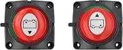 New 12V 24V 2 and 3 Position Power Switch 200A 300A Switch Battery Power Cut Off Kill Switch Fit for Car Vehicle RV Boat Marine car(3 Position M8 200A)