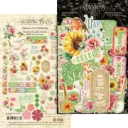 Season To Celebrate - Graphic 45- Die Cut Assortment Ephemera 60/pk Calendar