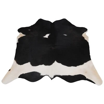 Small Cowhide Rug Real rug Black and White Cow Hide Rugs cow Skin
