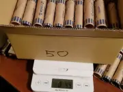 50 Coin-Tainer Paper Nickel Wrappers. Pre-Crimped End Shotgun Rolls Holds $2 ea