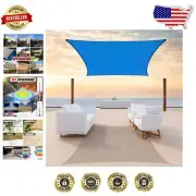 6' x 10' Blue UV Blocking Shade Sail - Ideal for Outdoor Living Spaces