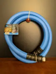 RG-Lite All-Rubber Farm And Ranch Drain Hose - 6' By 1" - 500 PSI - 3/4" Brass