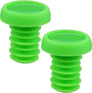 GANAZONO 1Pair Bike Handlebar Caps Durable Handlebar End Plugs for Bicycles Easy to Install Lightweight Design Attention Grabbing Accessories for Cyclists and Outdoor