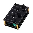 Stereo 4 Channel Line Mixer Karaoke Sound Mixer Portable Audio Processor Compact