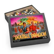 Super Double Dragon SNES Nostalgic Retro Style Cover Art Puzzle 252, 500-Piece