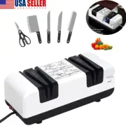 Electric Knife Sharpener Professional Kitchen Sharpening Stone Grinder knives