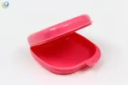 ORTHODONTIC RETAINER MOUTHGUARD MOUTHPIECE BLEACHING CASE BOX -12 PIECES PINK