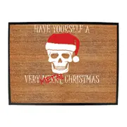 Metal Christmas - Funny Novelty Doormat Man Cave Floor mat