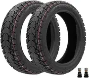 FKAUPUZTY Off-Road Vacuum Tyre Fit For Ninebot Max G30 Electric Scooter 60/70-6.5 Tubeless Tire 10INCH Tire(2PCS)