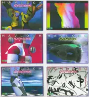 Havlock - Fleshcards prototype set - 6 signed ACEO cards [2010]