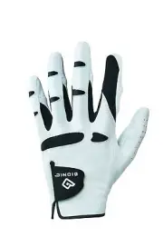 Bionic Gloves - Men’s XL StableGrip Left Hand Golf Glove GGNMLXL - White/Black
