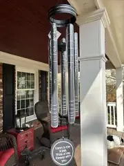 Sympathy Wind Chimes Deep Tone, Memorial Loss of a Loved One