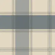 Bramble Check Wallpaper Belgravia Blue