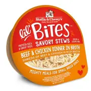 Dog Lil Bites Stew Beef And Chicken Cup 2.7 Oz (Case Of
