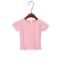 在飛比找ETMall東森購物網優惠-童裝短袖夏天圓領小孩女童T恤