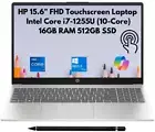 HP 15.6" FHD Touch 10-Core i7-1255U 16GB 512GB PCIe SSD Webcam Stylus Win 11 Pro