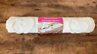 Decorative table runner valentine White Hearts dining Party decor 13X54 In NIP