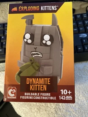 Exploding Kittens Dynamite Kitten Buildable Figure Figurine Constructible 142pcs