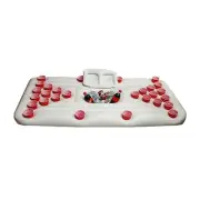Big Pvc Inflatable Beer Pong Raft Floating Pool Party Game Table Toy