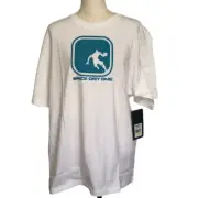 NWT And1 Mens Basketball White T-Shirt Size L