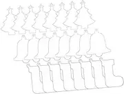 [Yardenfun] Christmas Tree Ornaments 30pcs Acrylic Xmas Decorations Pendants for Home Tree Decorations DIY Decorations