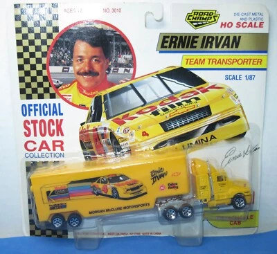 Road Champs 1:87 HO Guage Ernie Irvan's Kodak Team Transporter Semi