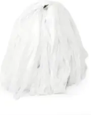 Non-Woven Cut End Floor Cleaning Wet Mop Head Refill, White (Pack of 12)