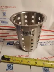 Crestware Scs Silverware Cylinder,4-1/2 In L,Ss NEW, U5
