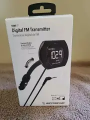 Scosche Digital FM Black Transmitter With Back Lit Display Brand New 2017