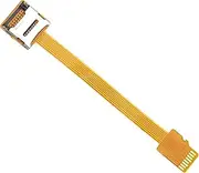 TF Memory Card Micro SD Extension Cable Compatible with MICRO TF Card Smartphones PDA MP3/MP4 Player GPS Flat FPC Extender Cable 9.4cm