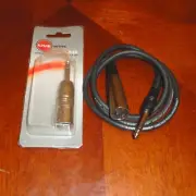 Livewire Microphone Cable 1/4" to XLR 3 Ft Male + Adaptor GXP-246 (1/4" to XLR)