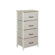 Levede 4 Chest of Drawers Storage Cabinet Beige