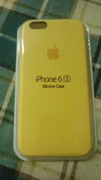 在飛比找Yahoo!奇摩拍賣優惠-Apple iphone 6s 官方同款矽膠保護套✩黃色
