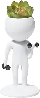 Planter Pot - Resin Human Shape - Creative Indoor/Outdoor Planter for Mantel, Table, Balcony