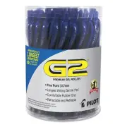 Pilot G2 Premium Gel Pen Convenience Pack, Retractable, Fine 0.7 Mm, Blue Ink...