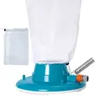 Swimming Pool Leaf Terminator Vacuum, 15" Cleaner, 2 Debris Eater Bags, 8 Jets