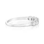 Luminesce Lab Grown Platinum 0.70 Carat Diamond Eternity Ring, Q