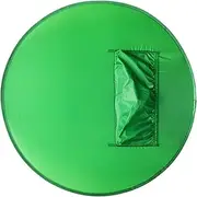 Green Screen Backdrop, Portable Chair Background for Video Chats, Conference, Game, 142cm Diameter, L Size