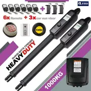 RITROX RX1102 Double Swing Gate Opener/Motor 1000kg 6x Remote Keypad Push button