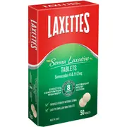 Laxettes Senna Laxative Tablets 50 pack