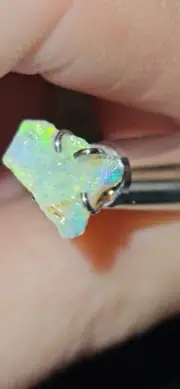 #22, Coober Pedy Opal Rough, Small Chips, Lots Of Colour, 6.65cts, 5pcs
