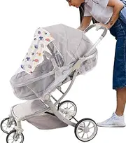 Euyehn Stroller Net - Breathable Protective Mesh Net,Stroller Netting Mesh, Portable Bassinet Fly Cover for Outdoor, Travel Cribs, Cradles