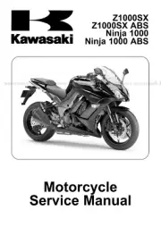 Kawasaki Z1000 SX Ninja 1000 ABS 2011 2012 99924-1442-02 Workshop Service Manual