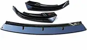 [Boshu] daili Store Compatible with Model Y Front Bumper Lip Protection Front Lip Anti-Collision Decorative Accessories (Color : Bright Black)