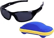 [JoXiGo] Kids Sunglasses for Boys Girls with Strap, Flexible Frame Polarized UV400 Sport Sunglasses for Children Age 3-12