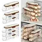 Automatic Egg Roller Organizer Egg Storage Container Large Capacity Egg Holder