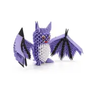 542pc Origami 3D Paperfolding Bat Paper Sculpture Kids DIY Craft Toy Kit 8+