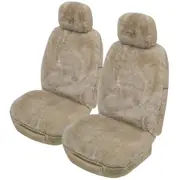 Sheepskin Seat Covers Universal 25mm Mocha